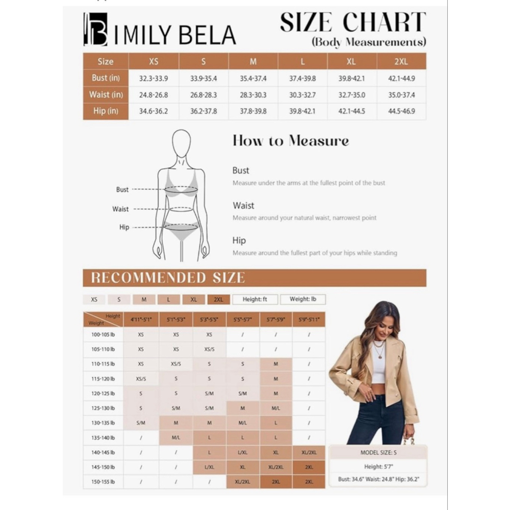 Beige Double-Breasted Cropped Trench Coat - Women - Picture 3 of 6